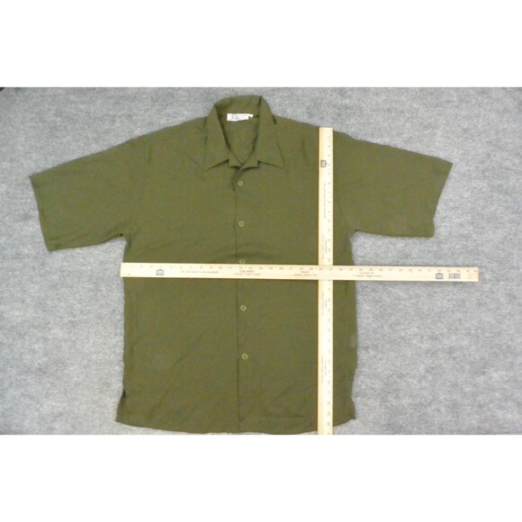 Smokey Joes Shirt Mens Large Dark Green Baggy Hip Hop - Picture 6 of 9